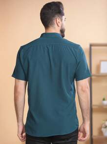 Men Shirts - Màu xanh lá cây đậm - Xem 6