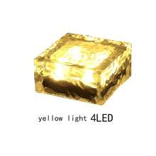 1 đèn gạch đá năng lượng mặt trời, đèn gạch lát sàn, đèn đá viên vuông 1LED/4LED, thích hợp cho nhiều cảnh trang trí, bầu không khí, đèn chiếu sáng và đèn bãi cỏ ở sân trong, vườn, lối đi và cầu thang., đèn chiếu sáng ngoài trời cho lối đi, sân, hiên - nhiều màu - Xem 14