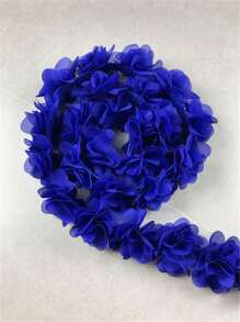 19 Colors Available, 13pcs 5cm Width 3D Chiffon Flower DIY Trim For Headband, Shoes, Hat Decoration
