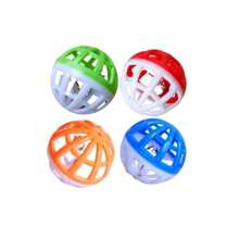 Bolinha Para Gato Com Guizo Pet Brinquedo Interativo Sonoro
