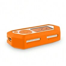 hellodigi Suitable For Flipper Zero Case Accessories Electronic Pet Dolphin With Silkscreen Silicone All-Inclusive Protective Sleeve(Protective Sleeve With Numbers On Both Sides Of The Gap) - Orange - View 7