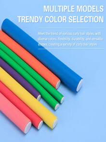 42pcs Flexible Foam Hair Curlers, Soft Curling Rods, Twist Spiral Curls Tool, No Heat Hair Rollers, Hair Curlers, Curly Hair Brush, Rollers, Curly Hair Products, Curler, Rollers For Hair Curl, Curly Hair Tools, Hair Roller, Hair Rollers, Curly Hair, Heatless Curl, Heatless Curls, Hair Curler, Barber, Hair Curlers, Barber Accessories, Rollers, Curly Hair Products, Curler, Rollers For Hairdressing Equipment, Accessories, Hair Curl, Curly Hair Tools, Hair Roller, Christmas,Curly Hair, Hair Curler, Hair Rollers, Heatless Curl, Heatless Curls, Rollers, Hair Curlers, Curly Hair Products, Hair Curl, Hair Roller, Rollers For Hair, Curly Hair Tools, Heatless Curlers,Hair, Accessories, Hair Products, Hair Tools, Hair Stuff, Hair Care, Curly Hair Brush, Barber, Barber Accessories, Hairdressing Equipment,Heatless Waves,Travel Essentials,Travel Essential,Hairstyle,Hairdressing - Multicolor - View 4