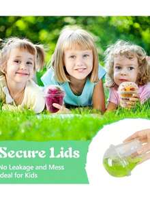 10 piezas Vasos de gelatina de plástico transparente con tapas redondas perforadas, vasos de postre cubiertos, perfectos para mojar bocadillos y sostener bebidas congeladas, ideales para decoración de verano, suministros de fiesta, decoración de bodas y fiesta luau - transparente - Ver 6