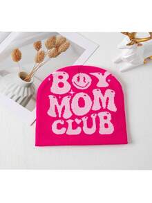 Jacquard Unisex Bảo vệ tai Mũ len dệt kim, Mũ trượt tuyết, Mũ đôi - Hồng - Xem 10