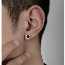 2 Stück einfache & stilvolle personalisierte Strass-Ohrstecker für Paar, Alltagsmode - Stern - Übersicht 7