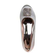 Girls' Low Heeled Dress Shoes. (Little Kids/Big Kids) - 銀色 - 查看 5