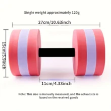 2 piezas Mancuernas flotantes de fitness para natación en agua de varios colores - Multicolor - Ver 7