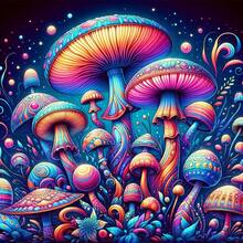 1 Bộ Tinh Tế 5D Tranh Gắn Đá Bộ Dụng Cụ, Full Khoan DIY Kim Cương Tranh Thêu Trang Trí Treo Tường Nghệ Thuật, Unframed, 2024 Mới - Nhiều màu - Xem 2