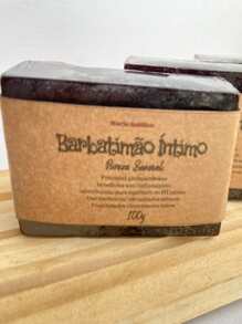 Sabonete de Barbatimao 100G Intimo Artesanal - Marrom Claro - Visão 5
