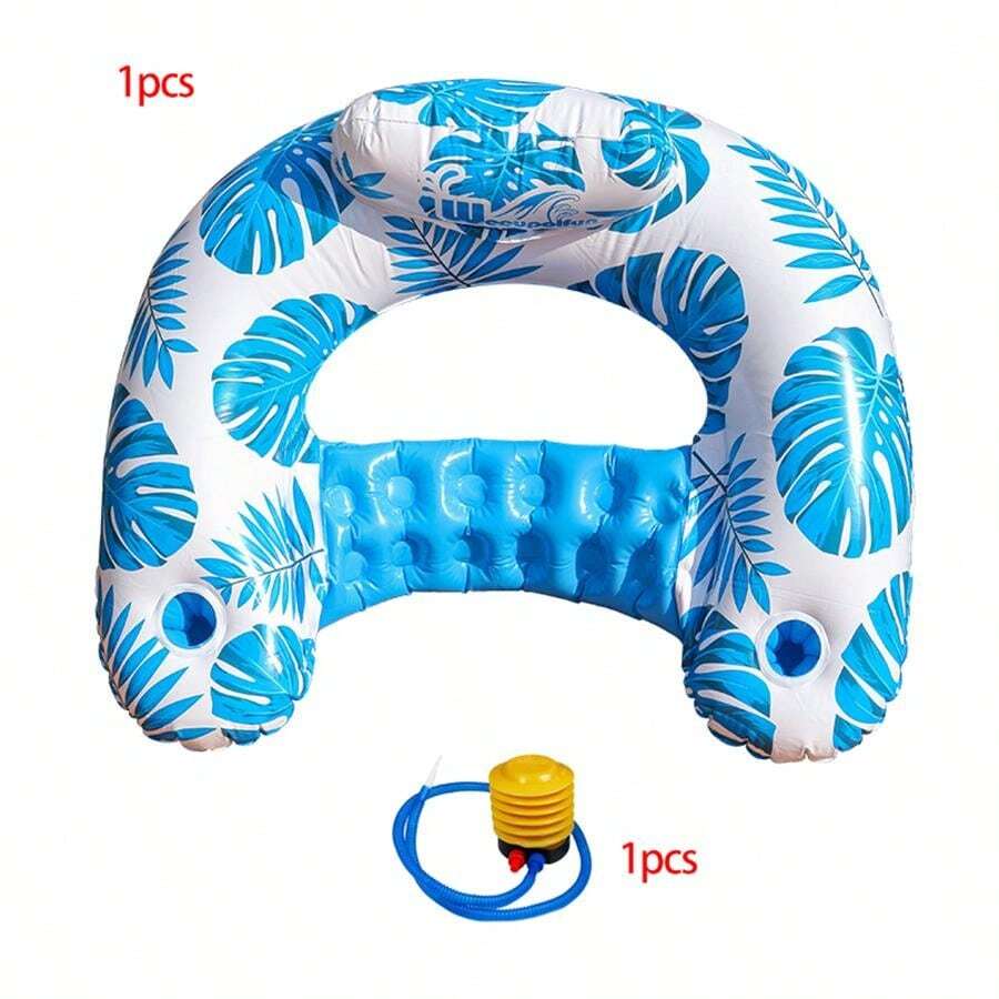 Pvc inflatable raft water floating bed adult pool float water u