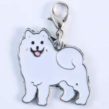 1pc Bulldog Keychain Animals Dogs Pendants Jewelry Making DIY Tag Handmade Crafts Charms Lovely Dog Jewelry Gifts Car Accessories Bag Charm