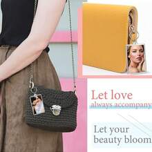 40 件透明矩形亚克力相框钥匙扣，插入空白矩形双面照片 DIY 吊坠相框礼物纪念品汽车配件包魅力学校可爱哥特 Y2k - 長方形-40PCS - 查看 3