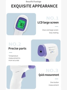 1pc Electronic Forehead Thermometer, Precise Home Use Temperature Meter