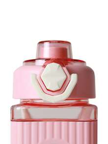 1個塑料運動水瓶，便攜手持飲用瓶，帶吸管 - 水瓶 - 查看 5