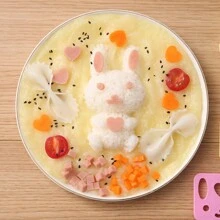 1pc Baby Animal Cartoon Rice Ball Mold For DIY Bunny Bento Curry Mea, Sushi And Kitchen Tool - Multicolor - View 1