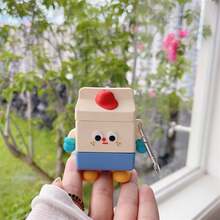 1 Pc New Creative Three-Dimensional Super Cute Cartoon  Design Case Compatible With AirPods For AirPods1/2 AirPods Pro For Man And Woman,Students Gift,Daily - Multicolor - View 4