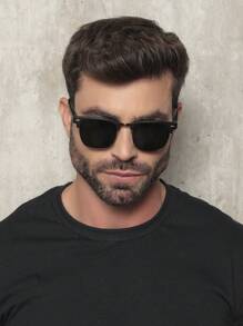 Men Fashion Glasses Elegant - Black - View 2