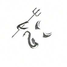 3D Devil Car Sticker Custom Demon Stickers Horns Tail Logo Decal For Various Vehicles Car Styling Funny Car Accessories Funny Decal - Silver - View 3