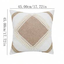 1 件/2 件波西米亚风流苏拼布枕套（不含枕芯） - 彩色 - 查看 4