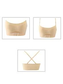 Set de sutien fără bretele pentru femei, 3 buc, lenjerie de interior