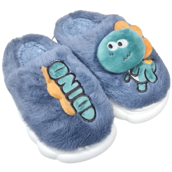 Pantufa Dinossauro Fofa Chinelo de Quarto Dino PU24-204