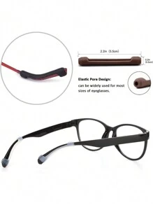 24PCS Anti-Slip Earmuffs Glasses 12 Pairs Of Silica Gel Glasses Leg Bracket Anti-Slip Earmuffs Fixed Glasses Accessories For Women