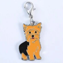1pc Bulldog Keychain Animals Dogs Pendants Jewelry Making DIY Tag Handmade Crafts Charms Lovely Dog Jewelry Gifts Car Accessories Bag Charm