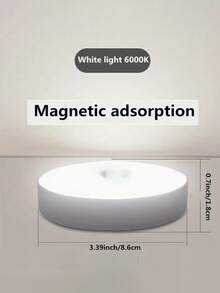 2 件装智能 LED 运动传感器小夜灯，无线磁吸收小夜灯，人体感应小夜灯，适用于卧室、楼梯、床边、客厅、走廊、浴室、衣柜、家庭室内照明装饰