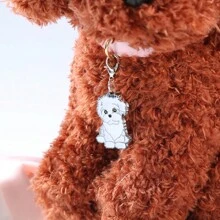 1pc Bulldog Keychain Animals Dogs Pendants Jewelry Making DIY Tag Handmade Crafts Charms Lovely Dog Jewelry Gifts Car Accessories Bag Charm