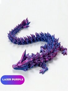 Décoration de Noël, Jouet dragon multicolore articulé, corps entier, flexible, imprimé en 3D. Ornement de salon, cadeau de surprise décompression