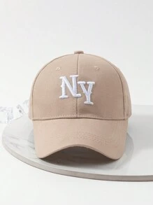 Street 1pc Women Fashionable NY Letters 3D Embroidered Solid Color Baseball Cap, Suitable For Daily Wear In Spring And Summer - Multicolor - View 6