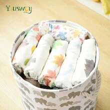 Yiuswoy Yiuswoy Animal Pattern Laundry Basket Foldable Large Storage Basket Thickened Fabric Toys Basket, Home Decor Hamper For Bathroom, Bedroom, Living Room, Playroom, Dormitory