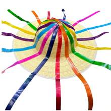 Sombrero de Paja Con Listones Chamula Baile de Los Viejitos - Multicolor - Ver 2