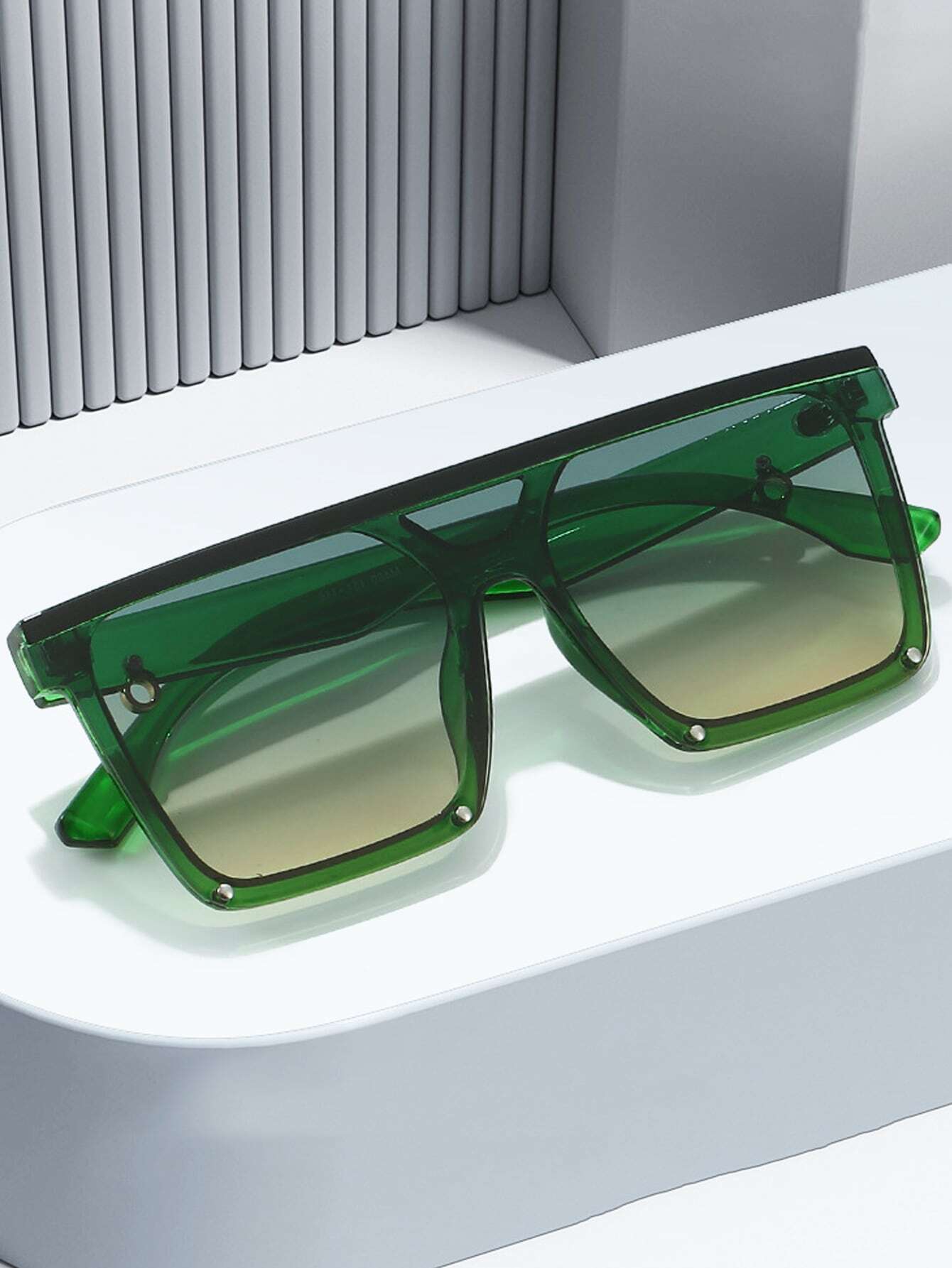 Montura De Gafas Cuadrada De Gran Tamaño Para Mujer, Lent Transparent A La Moda, Monturas De Gafas Transparent Grand, Gafas De Sol UV400 - AliExprs