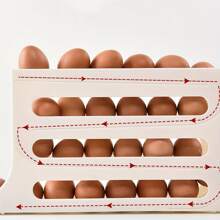 1 Máy Tính Trượt Giá Để Trứng Hộp Bảo Quản Trứng Dụng Cụ Nhà Bếp Nhà Tổ Chức Khay Tủ Lạnh Cửa Bên Chứa Đồ Lăn Trứng Tự Động cốc Đựng Trứng - Nhiều màu - Xem 6