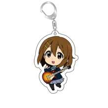 动漫 K-ON！钥匙扣 Hirasawa 卡通角色扮演钥匙扣带吊坠金属汽车钥匙链钥匙圈男女婴儿珠宝礼品汽车配件包饰背包学校字母可爱哥特 Y2k - 無色 - 查看 12
