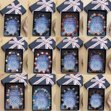 gxtbw Vòng tay pha lê cung hoàng đạo - Vòng tay hạt đá quý tự nhiên 8mm - Chọn cung hoàng đạo của bạn (Vòng tay chữa bệnh cung hoàng đạo, Vòng tay đá sinh) Vòng tay tâm linh chữa bệnh Trang sức cá nhân hóa Ngày lễ tình nhân Quà tặng sinh nhật Giáng sinh kèm thiệp - vòng tay chòm sao - Xem 1