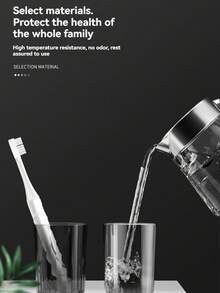 2入組牙刷杯架套裝，浴室掛牆家庭牙刷杯架，牙刷和杯子收納架 - 白色 - 查看 9