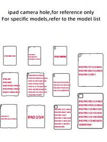 New 360° Rotation Stand Leather Wrapped Soft Tpu Case With Colorful Drawing Compatible With Ipad Pro Tablet, Compatible With Apple 2018/2019/2022/2021 Ipad Pro, Mini 4/5/6, Anti-Drop, Full Cover Protection Case Compatible With 9.7 Inch And 10.2 Inch Tablet - Multicolor - View 10