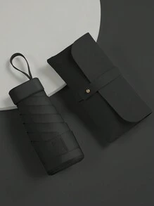 Set di ombrelli pieghevoli e portatili leggeri, mini ombrello da viaggio con protezione UV, 1 pezzo a forma di cuore per ragazzi, adatto per protezione dal sole e dalla pioggia, per spiaggia e viaggi