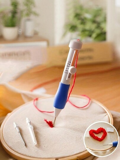 1set, Embroidery Quilting Pen, Hand-Woven Knitted Knitting Needles, Hand Quilting Tools, DIY Quilting Craft Tools, Quilting Art Supplies