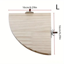 1 Chim Gỗ Cá Rô Vẹt Đứng Nền Tảng Hình Chữ Nhật Hình Quạt Kệ Đứng Ban Cho Budgie Danh Pháp Cockatiel Hamster Chuột Nhảy Chuột - Màu vàng - Xem 9