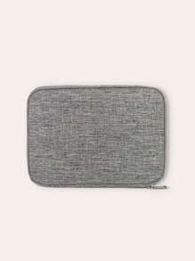 1pc Solid Color Watch Strap Storage Bag Compatible With Apple Watch Band And Face, Data Cable Organizer Pouch - Black - View 10