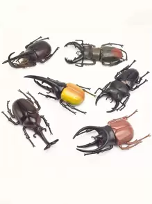 大型仿真甲蟲模型 - 獨角仙甲蟲或三角仙甲蟲或神秘甲蟲 - 彩色 - 查看 10