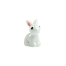 5/10pcs Easter Gift Miniature Resin Landscape Decor Cute Cartoon Bunny Animal Kawaii Gift Craft Ornaments, Mini Rabbit, Easter Present, Dollhouse Decoration, Small Ears White Rabbit, Rabbit, Bunny