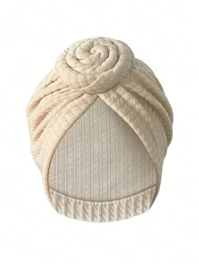 1 peça Chapéu/Cachecol envolvente elástico feminino em cores sólidas/multi-cores, novo Beanie com Nó Retrô, Faixa de cabeça Europeia e americana elegante e versátil, mantém aquecido