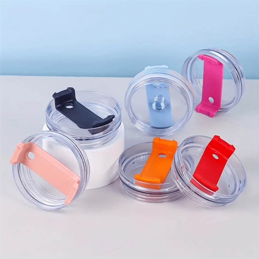 1個，40盎司保溫杯子的替換蓋，車用杯子、咖啡杯蓋、汽車保溫杯蓋、飲料杯配件的防漏水杯蓋 - 彩色 - 查看 1