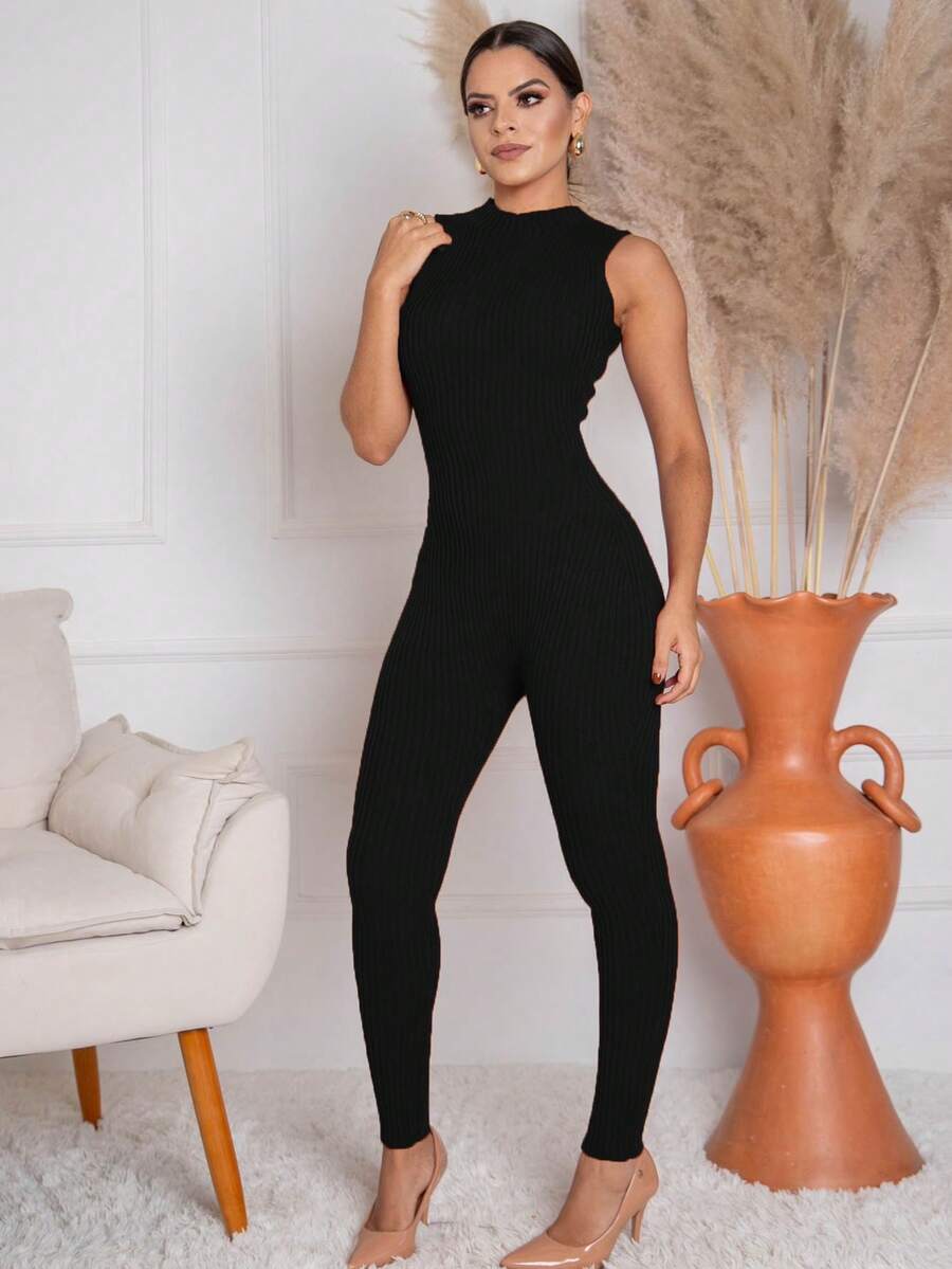 Women Jumpsuits - 黑色 - 查看 1