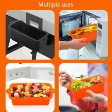 Blackstone Griddle Drip Tray Liner, Silicone Grease Cup Liner For Blackstone Griddle Accessories - Orange - View 3