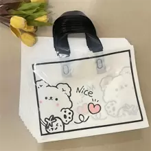 1pc 10pcs/Lot Cute Bear Shaped Plastic Bag For Gift, Clothing, Shopping, Including Clothes Shoes Box Back To School Valentine Day